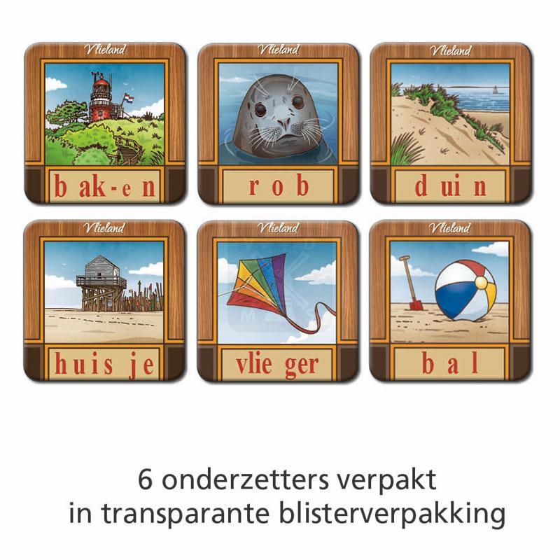 Set 6 Onderz.Leespl.Vlieland - Van der Meulen Souvenirs en kaarten