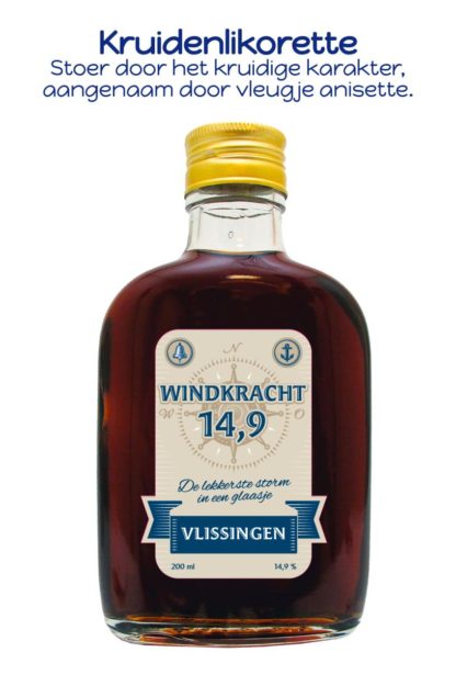 Drankflesje Vlissingen kruidenlikorette