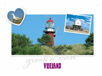 Reliefkaart Vlieland