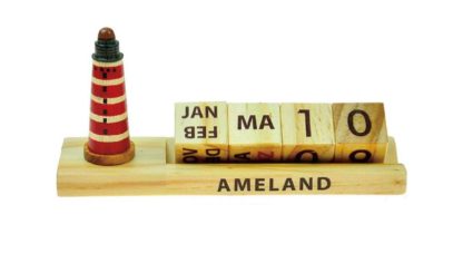 Kalender hout Ameland