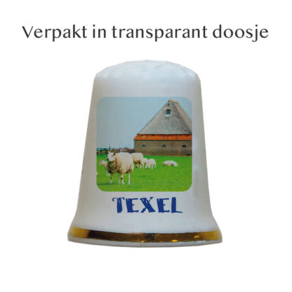 Vingerhoedje Porselein Texel