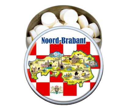 Blikje rond Brabant pepermunt 46gr