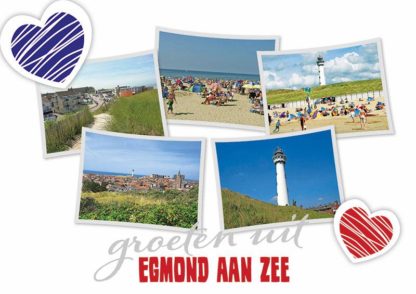 Reliefkaart Egmond aan Zee