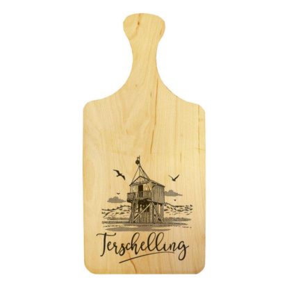 Snijplank hout 14x32cm Terschelling