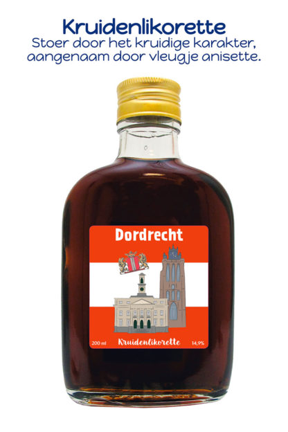 Drankflesje Dordrecht kruidenlikorette