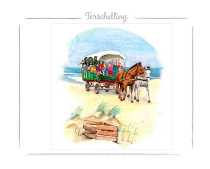 Hello Cards Terschelling aquarel Eke M.