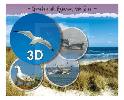 3D Hello Cards Egmond aan Zee