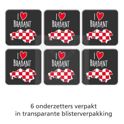 Set 6 onderzetters Brabant