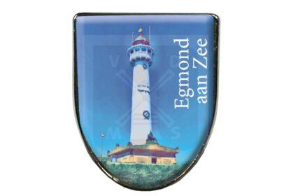 Pin schild met doming Egmond aan Zee