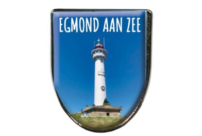 Pin schild met doming Egmond aan Zee